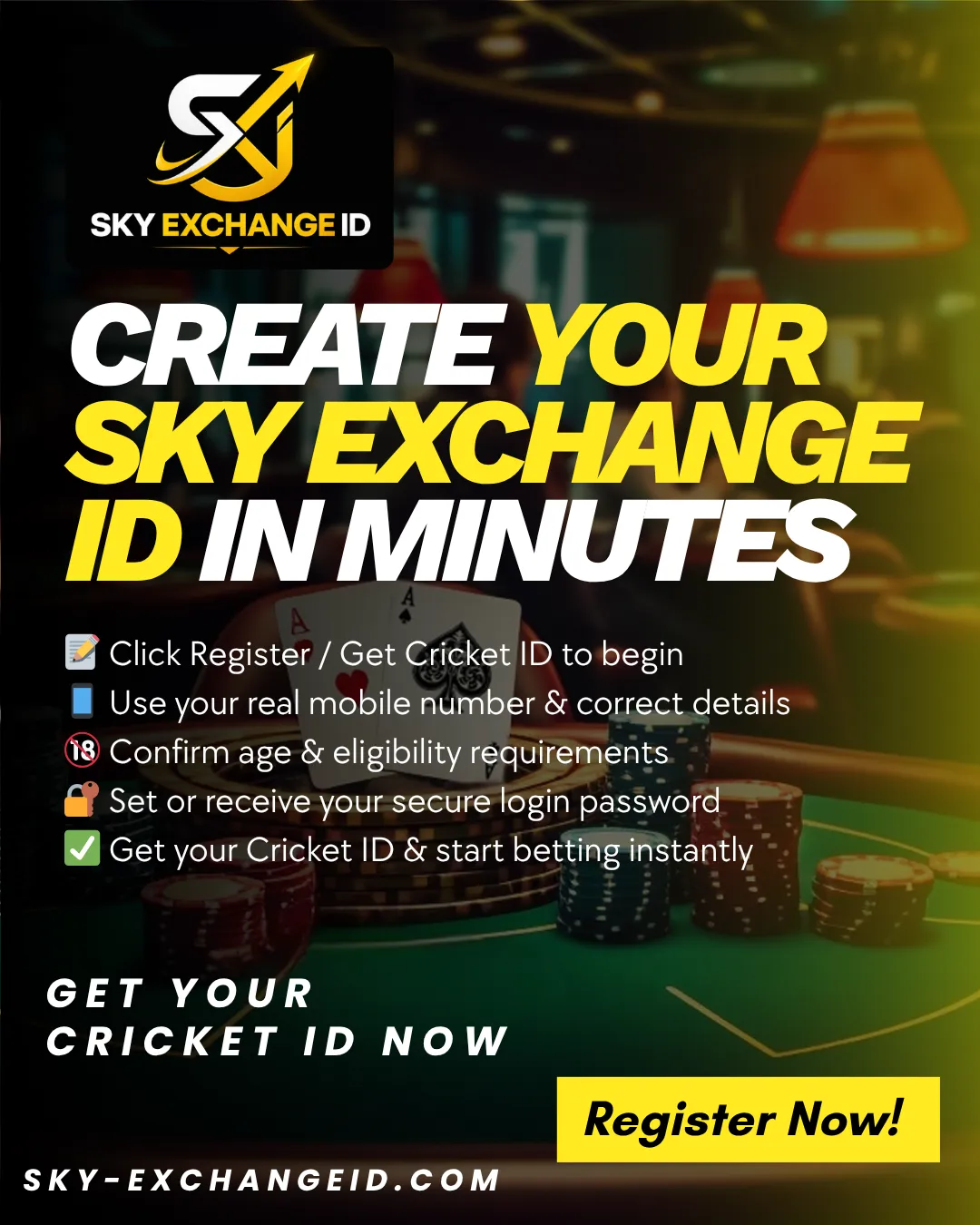 How to Create a Sky Exchange ID
